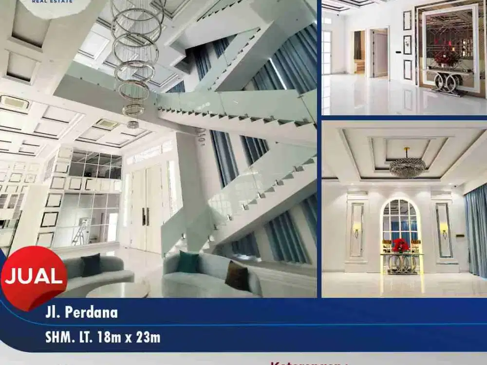 RUMAH SULTAN SIAP HUNI FULL FURNISHED JL AMPERA PUSAT KOTA. PAGAR KELILING. CARPOT LEGA. KAWASAN PUSAT KOTA PONTIANAK..
