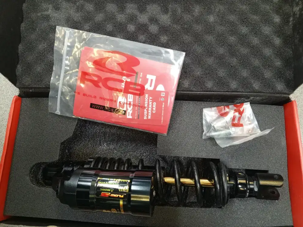 shock tabung RCB (Premim) as Gold, Fullset, lengkap