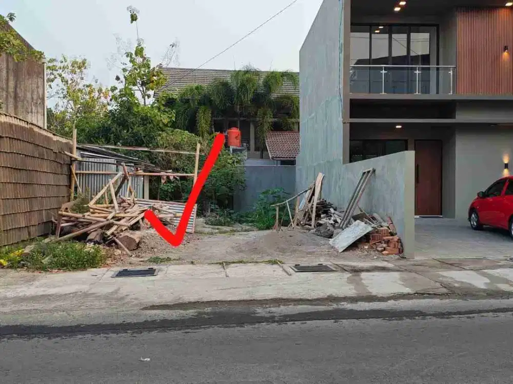 DIJUAL TANAH VIEW SAWAH STRATEGIS LINGKUNGAN PERUMAHAN RING 1 DEKAT PATUNG ELANG MAGUWOHARJO