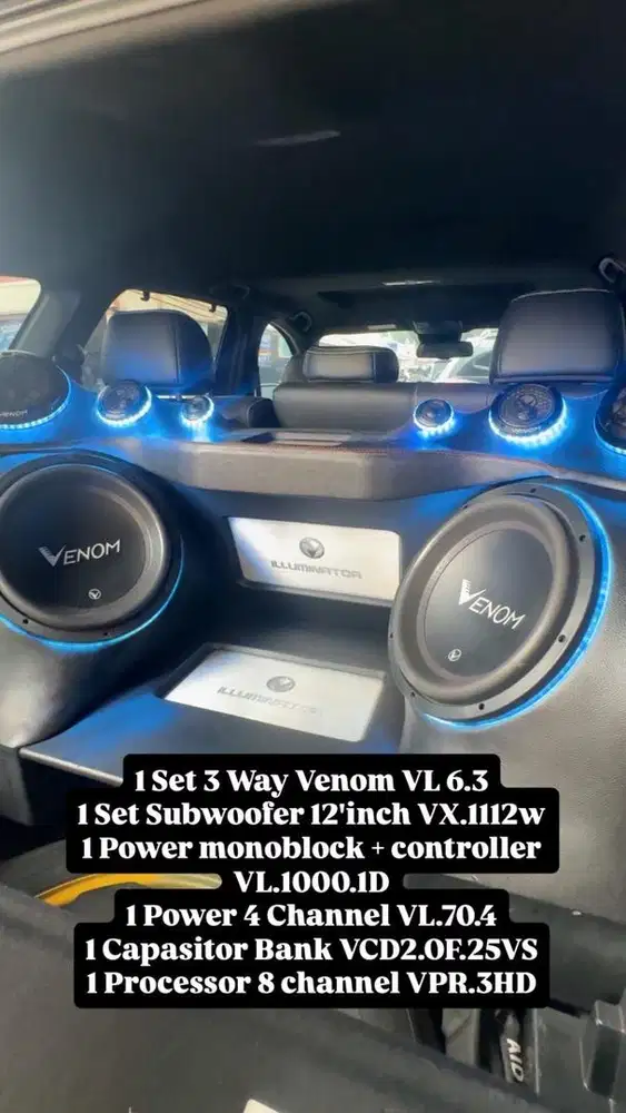 Venom 3 way Audio Set Second
