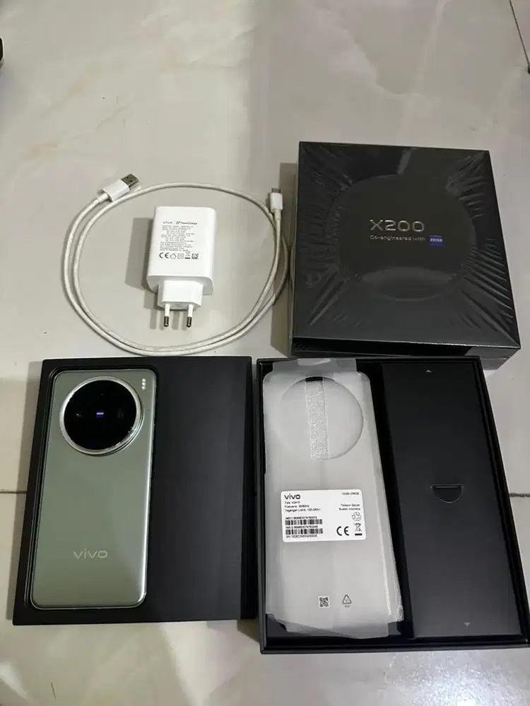 Fs vivo x200 copper green masih garansi