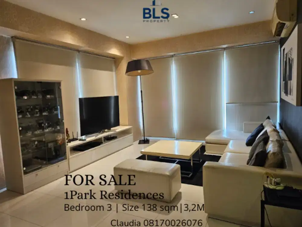FOR SALE Apartment 1Park Residences 3Bedroom