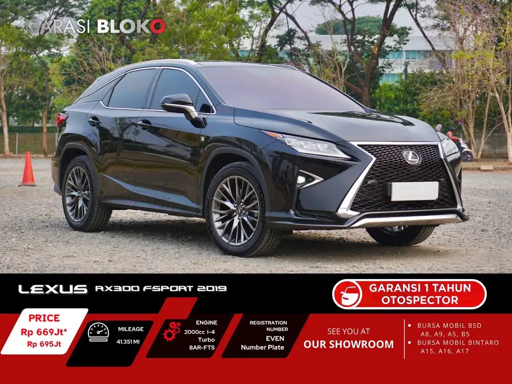 Lexus RX300 F-Sport 2.0 2019