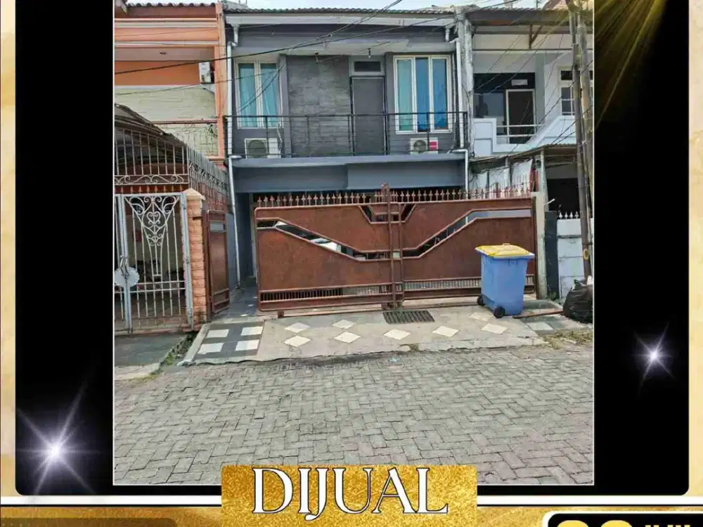 DISEWA CEPAT RIMAH 2,5 LANTAI LUAS TANAH 120 M²  DI MUARA KARANG JAKARTA BARAT