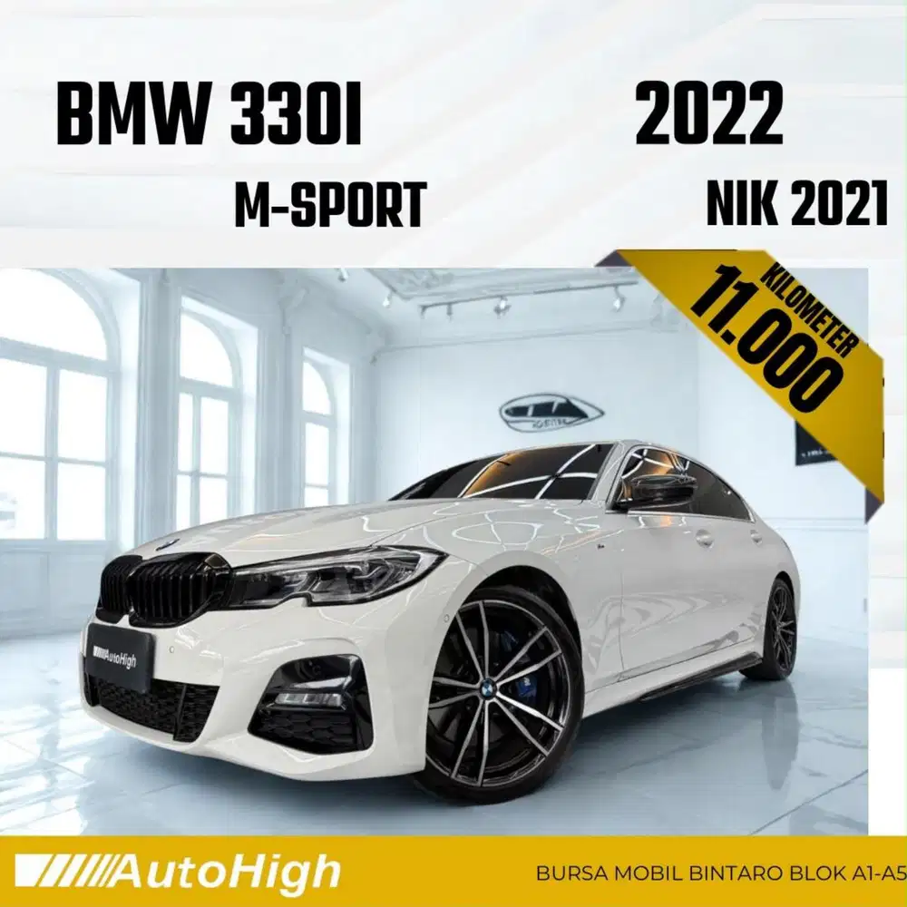 DP10% [Km11.000] 330i M-Sport 2021 White Reg 2022 #AUTOHIGH