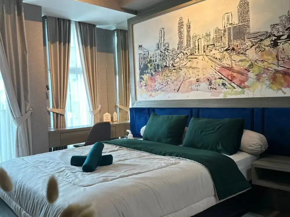 Sewa Harian Anderson Studio Full Furnish Lantai 10 pakuwon Indah