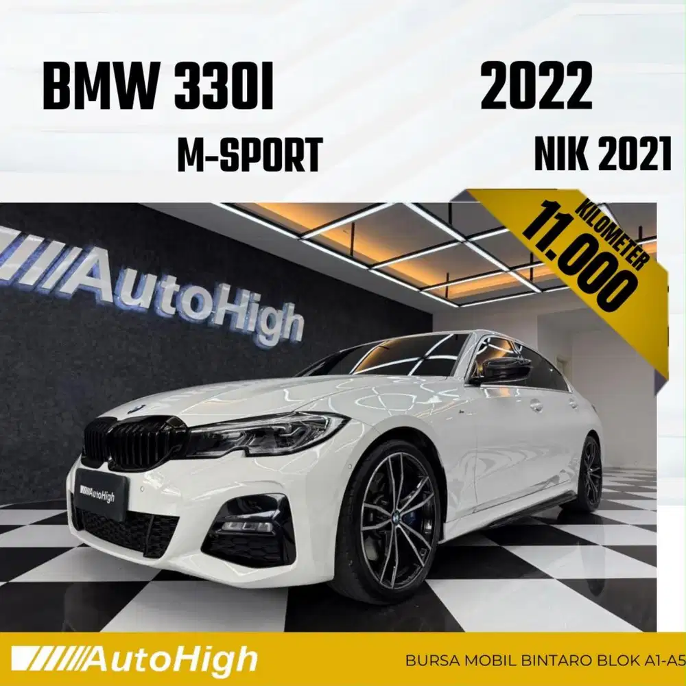 DP10% [Km11.000] 330i M-Sport 2021 White Reg 2023 #AUTOHIGH