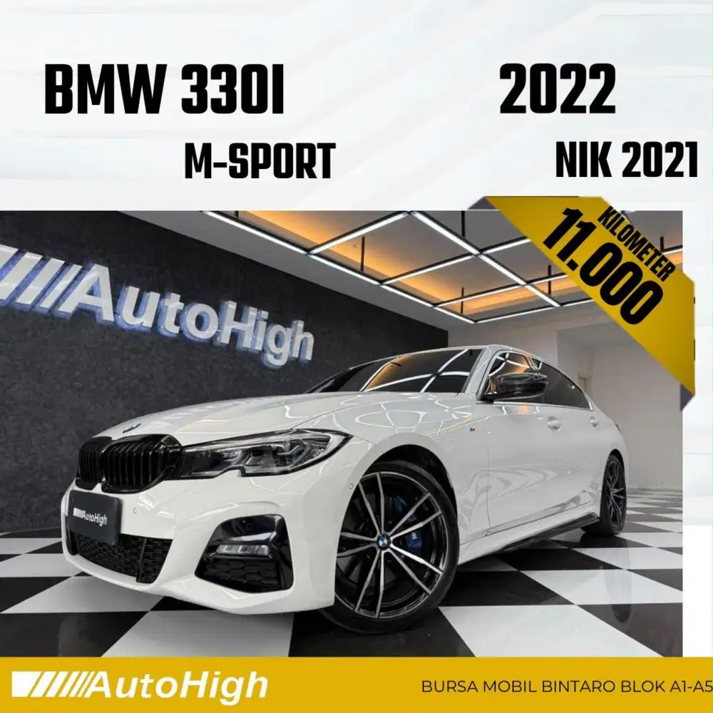 DP10% [Km11.000] 330i M-Sport 2021 White Reg 2023 #AUTOHIGH