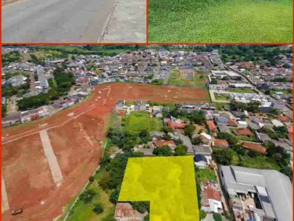 Dijual Kavling Pinggir Jalan Raya Gunung Sindur Akses Bagus , Bogor ,Jawa Barat