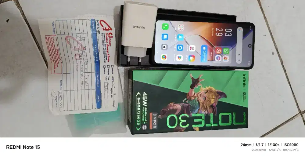 INFINIX NOTE 30 8+8/256 NFC