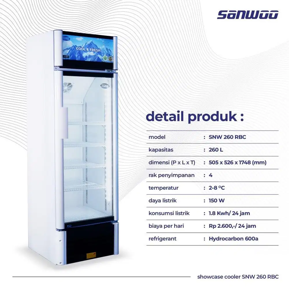 Dijual! Showcase dan Frezzer box