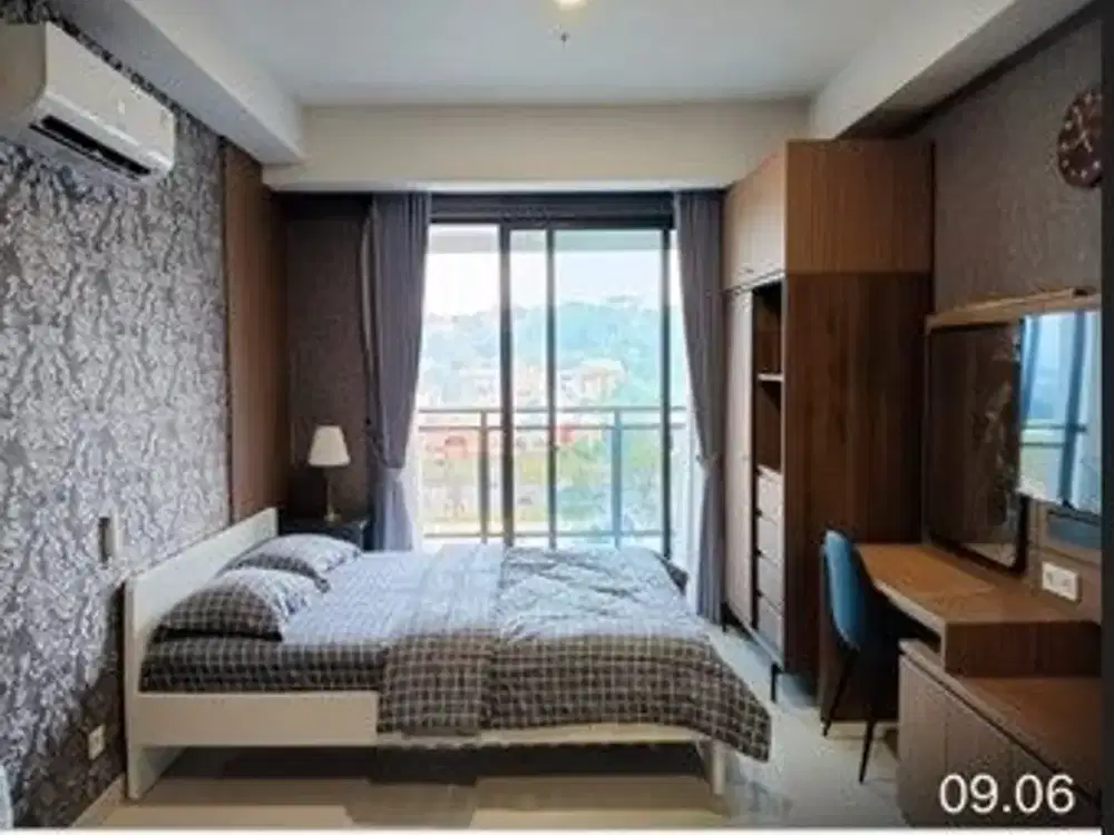 Disewakan unit studio Full Furnished di Saffron Sentul
