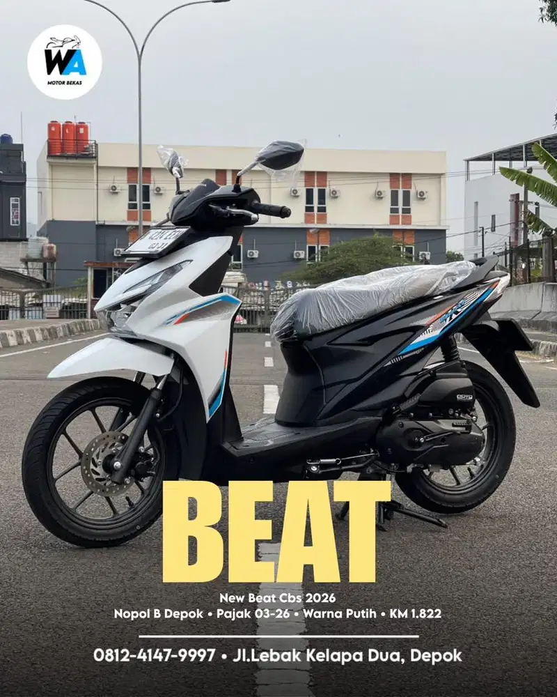 UNIT ISTIMEWA Cash/Kredit Honda New Beat Cbs Tahun 2026