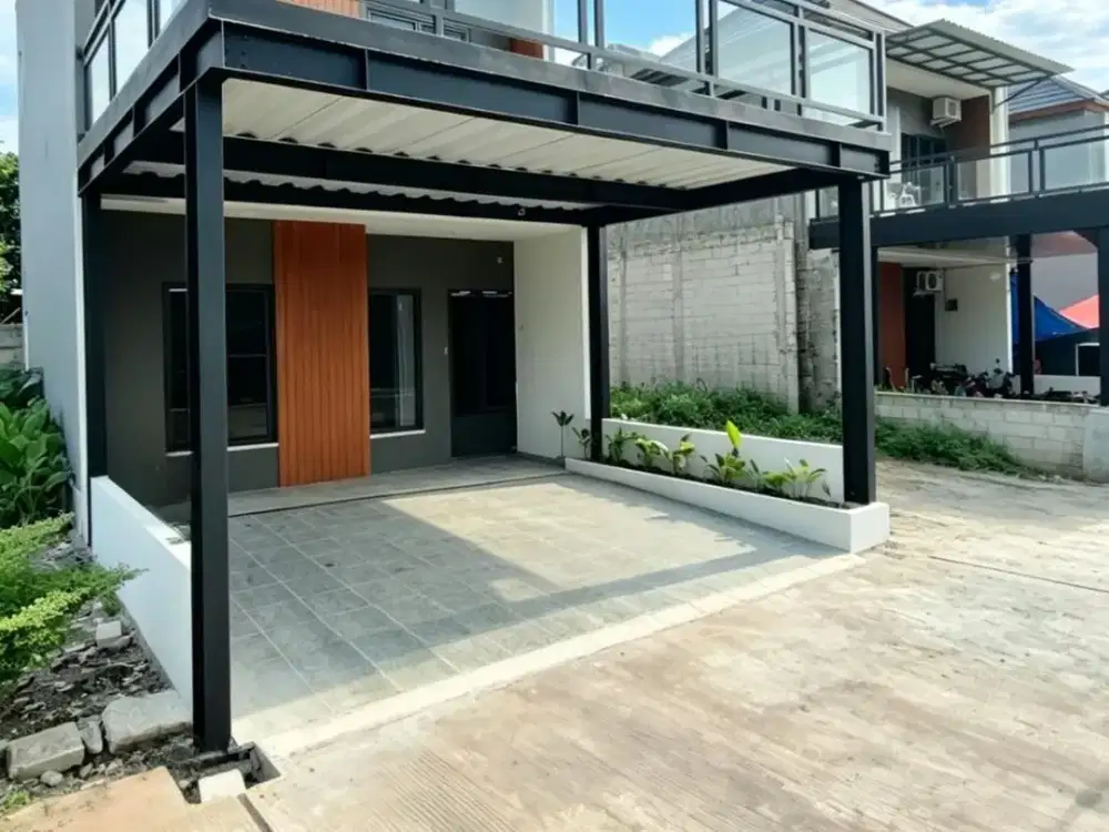 Rumah mewah 2lantai design modern dekat pintu tol jatiwarna hanya 900juta an