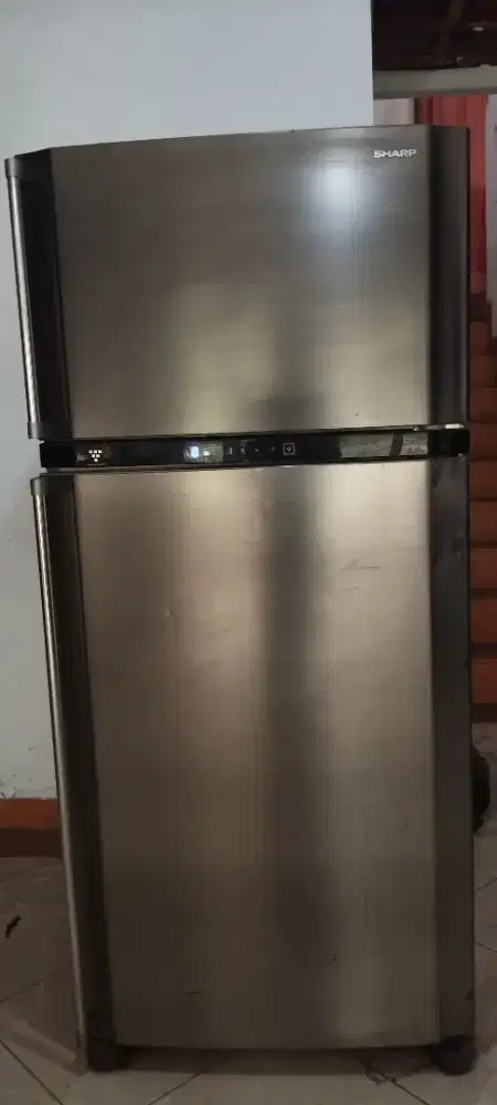 Kulkas Sharp Plasma Cluster 2 Pintu