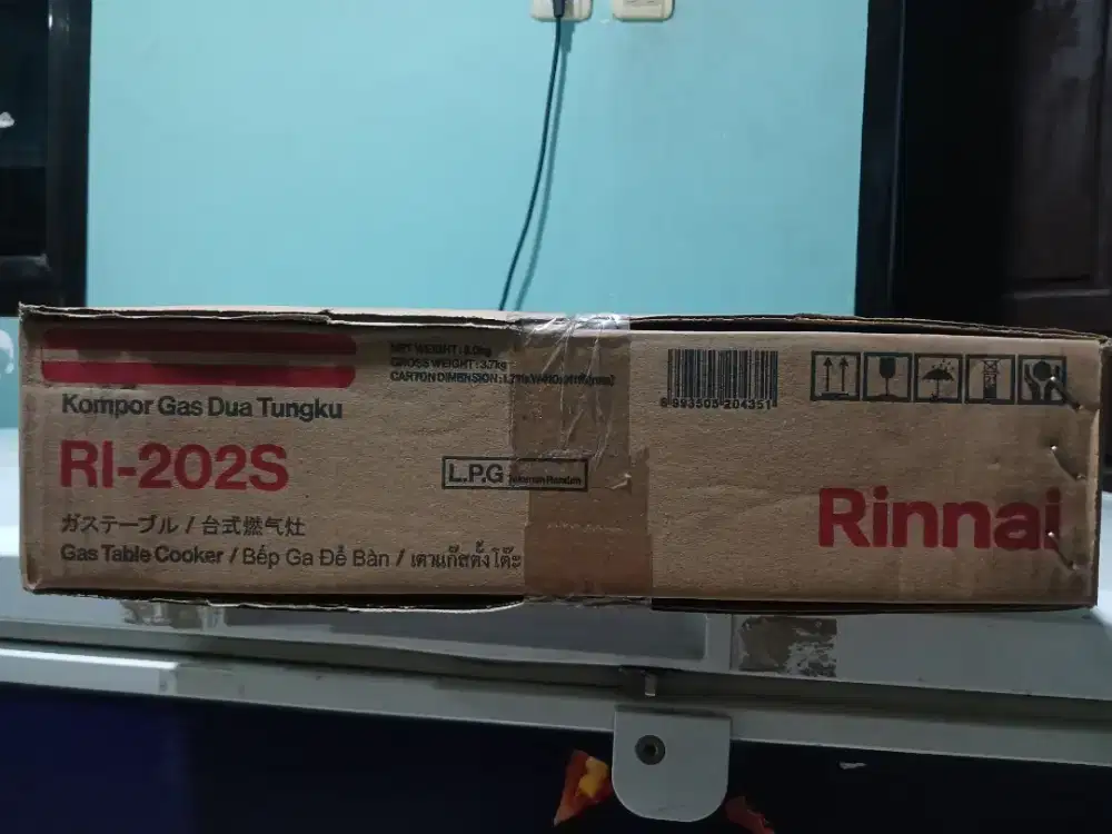 Kompor Gas Rinnai RI-202S Baru