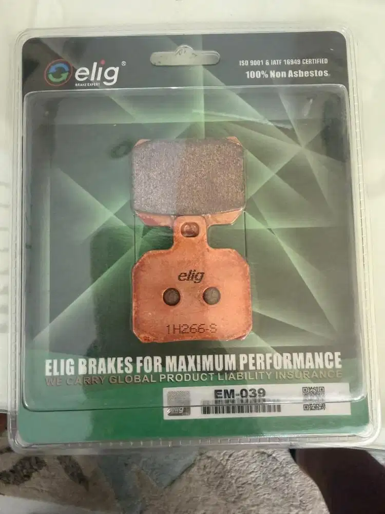 Kampas Rem Elig utk brembo 2 piston, gp4rs,m4, m50