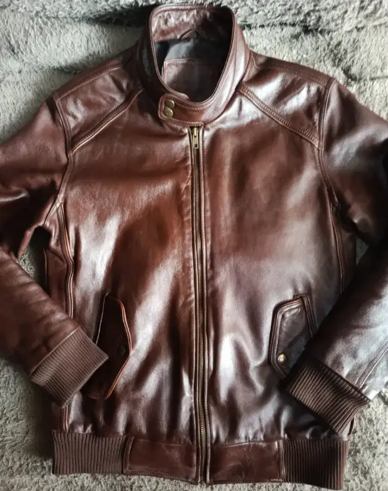 Jaket Kulit Domba Size M Berbonus