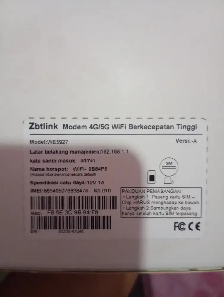 Dijual Router simcard