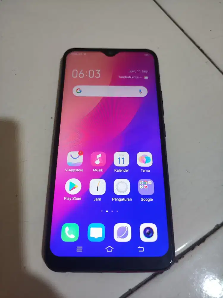 Mau dijual aja hp vivo Y15, ram 4/64, batangan