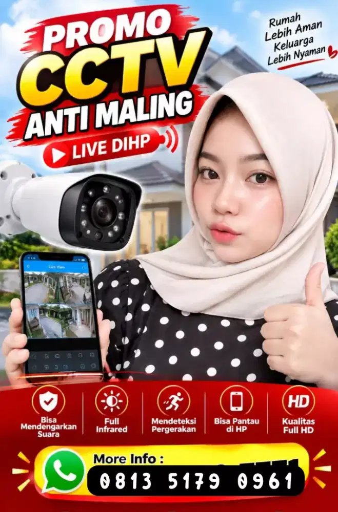 IP SMART CCTV BISA BERPUTAR DAN BERSUARA DILENGKAPI INFRARED