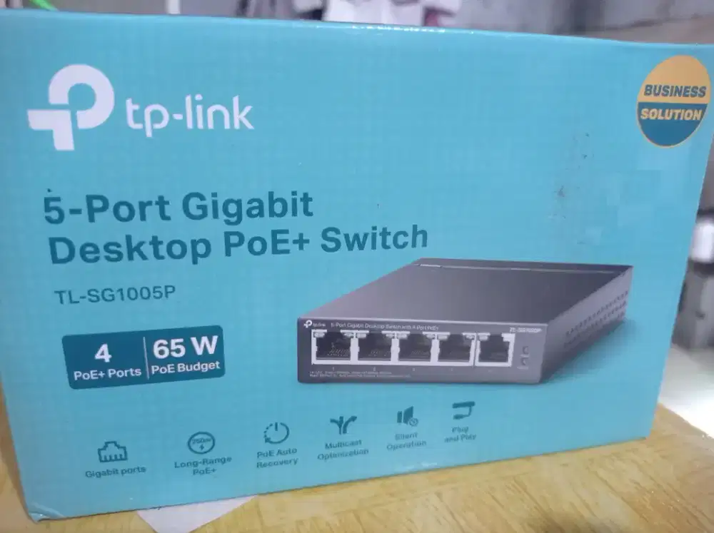 Dijual cepat POE Switch Hub 5 Port TPLINK