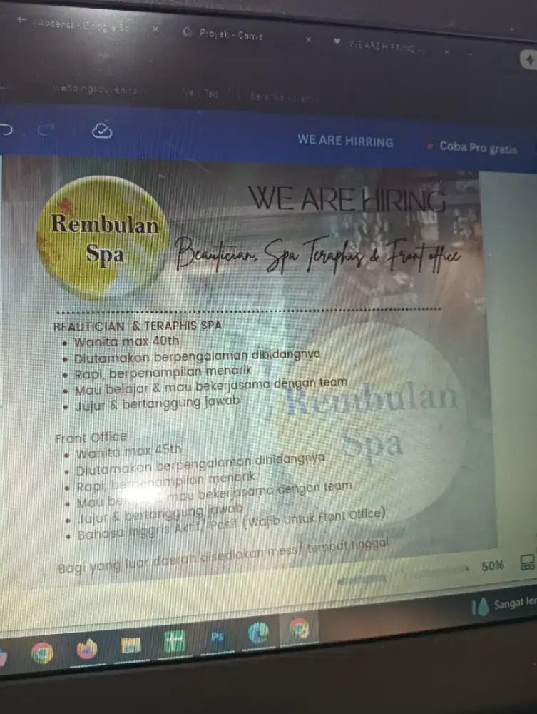 Lowongan Spa Diubud