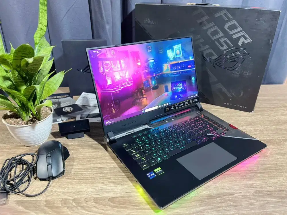 Laptop Asus rog strix scar i9 gen12 rtx3060 16gb ddr5 nvme 1TB