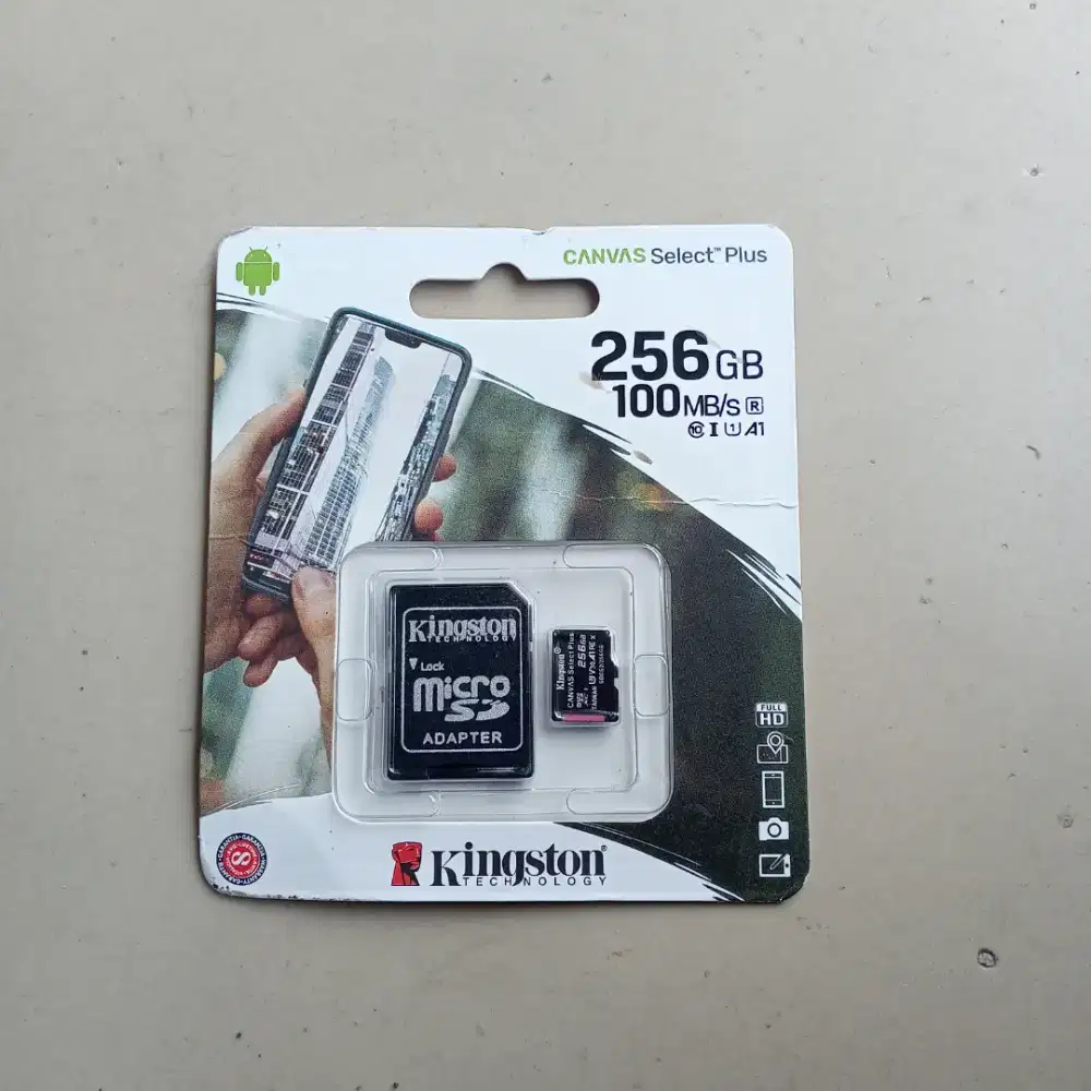 Memory MicroSDXC Kingston Canvas Select Plus 256GB