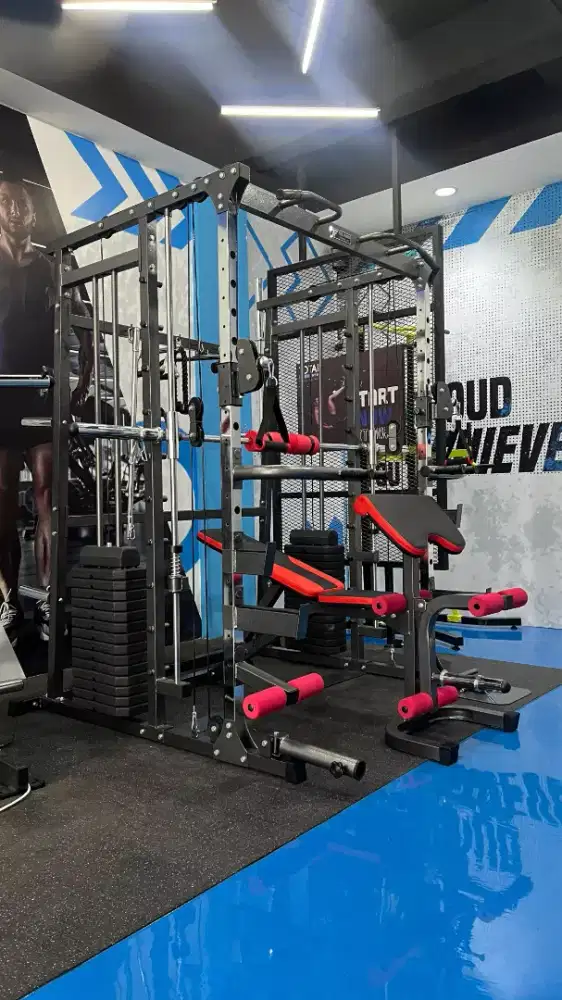 Alat fitness power rack besar