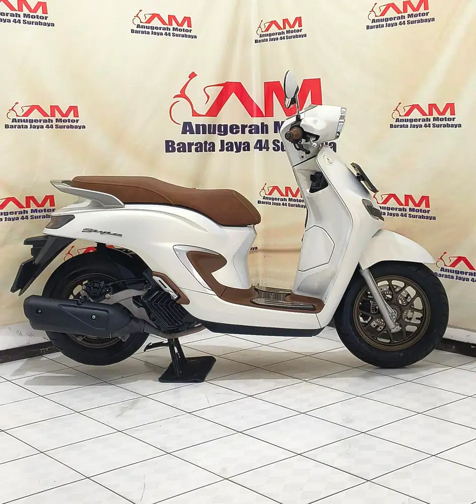 Am Barata #Km 8 Ribu Honda Stylo ABS tahun 2024 warna putih