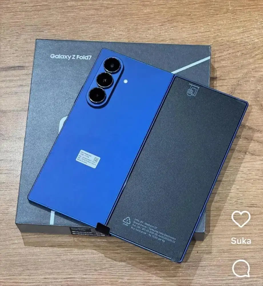 JUAL MURAH SAMSUNG ZFOLD 7 12/256 EX DISPLAY