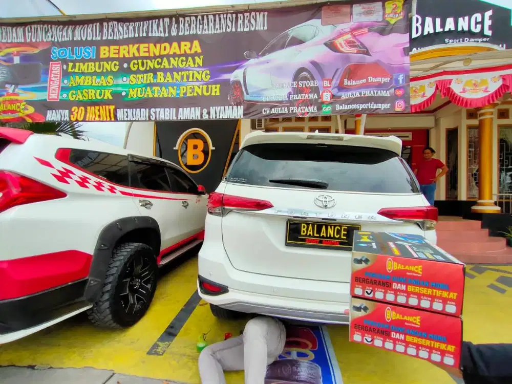 SOLUSI GRUDUK & LIMBUNG mobil pake BALANCE DAMPER pasang di LAMPUNG