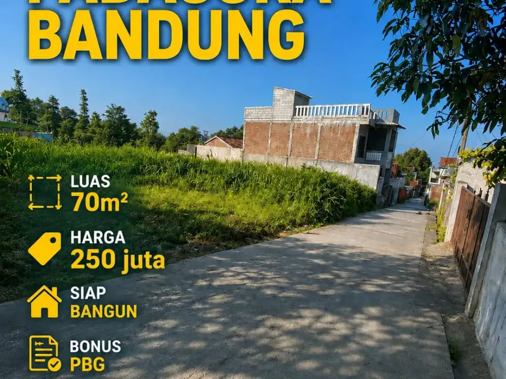 KAVLING STRATEGIS PADASUKA VIEW KOTA BANDUNG
