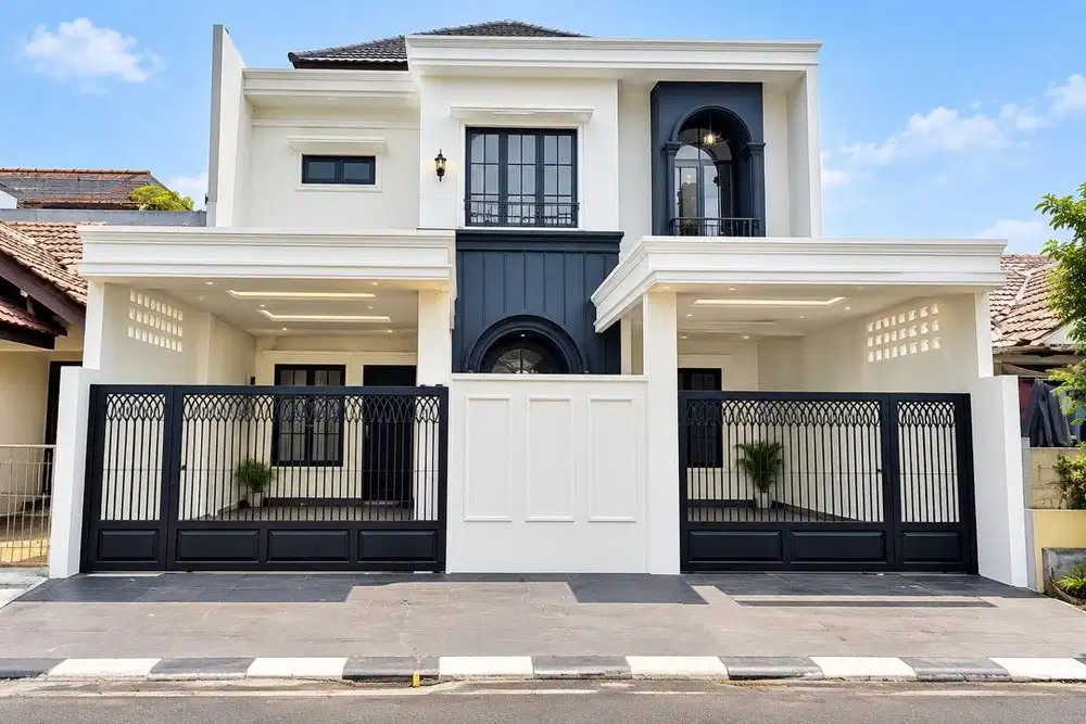 Rumah Baru American Classic SemiFurnished Di Nusa Loka Bsd City