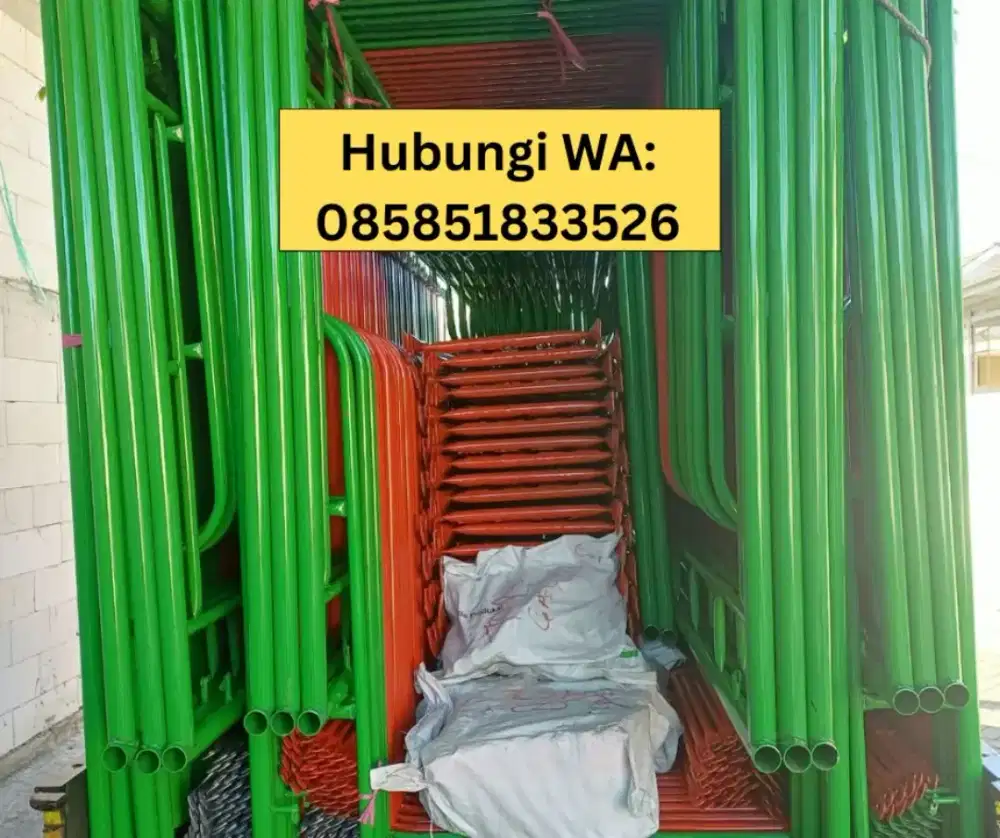 JUAL SCAFFOLDING PIPA TUBULAR GALVANIS TIEROT WINGNUT JACKBASE UHEAD