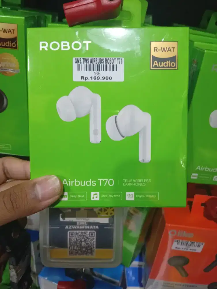 GNS.TWS AIRBUDS ROBOT T70 l ATLANTIS DAHSYAT