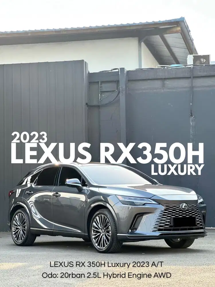 LEXUS RX 350H Luxury 2023 Hybrid AWD LIKE NEW