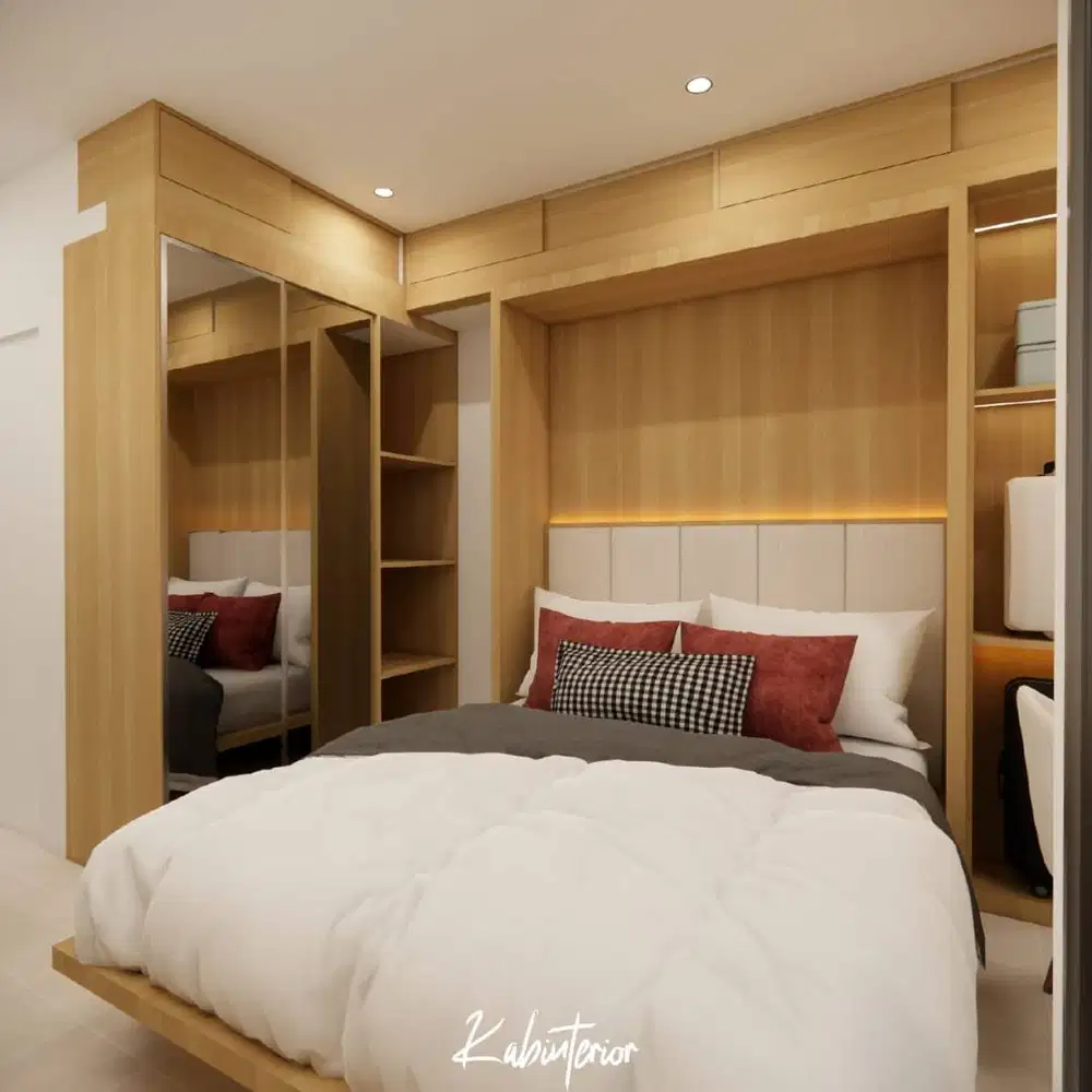 Custom Headboard Bed Minimalist
