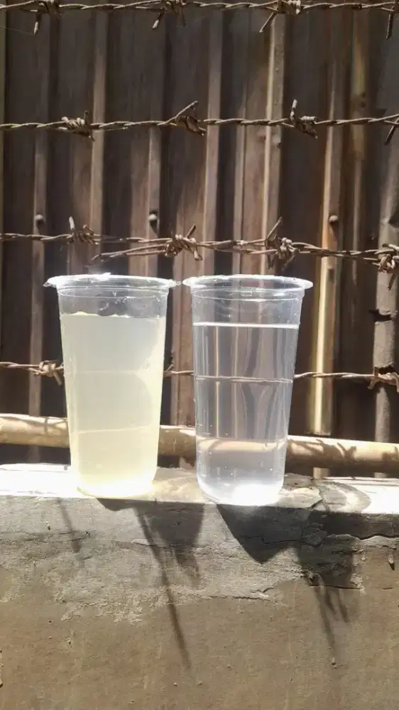 Sepaket filter air dengan 2 media