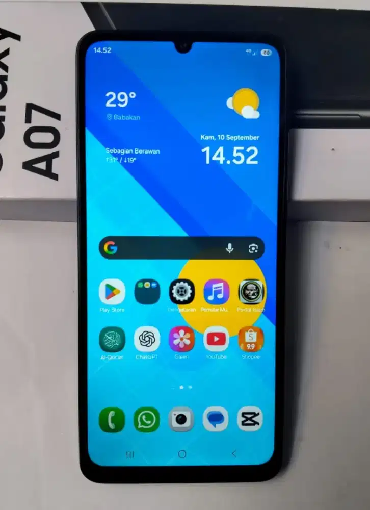 Samsung A07 Ram 4+4/64 Mulus