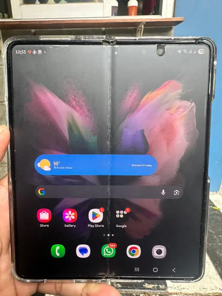 Samsung Z Fold 3 12/256gb Black Minus