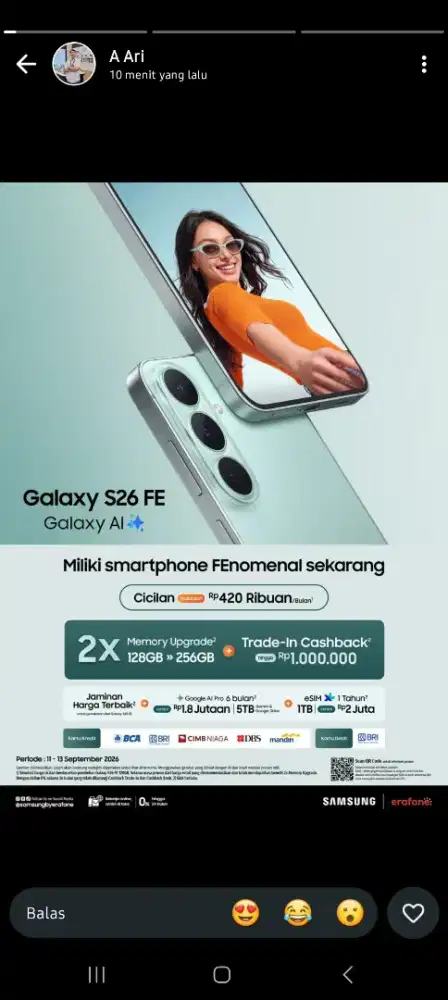 New galaxy s26 fe