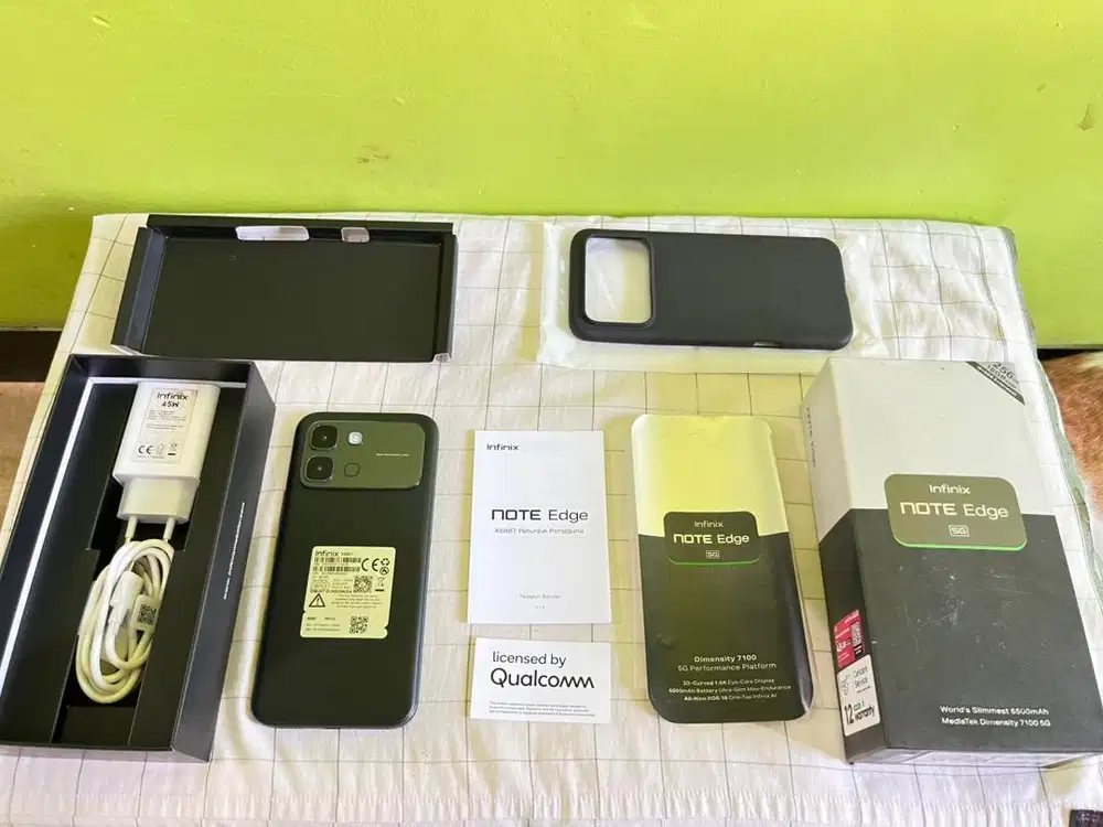 INFINIX NOTE EDGE 8/256 5G PEMAKAIAN SINGKAT MULUS 99% LIKE NEW