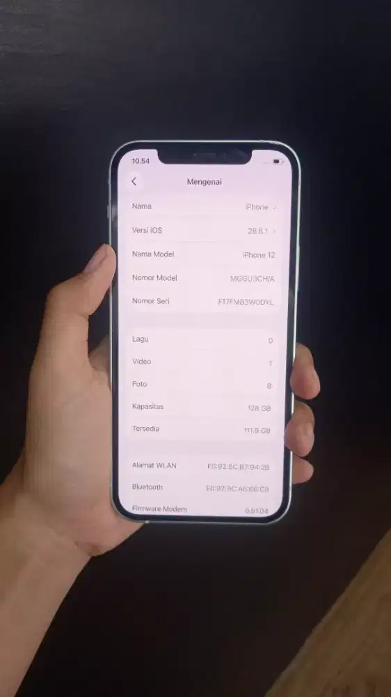 IPHONE 12 -128GB-INTER
