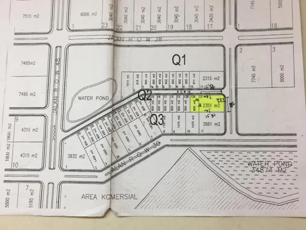 Dijual Tanah Hoek di Marunda Centre, Bekasi, Jawa Barat