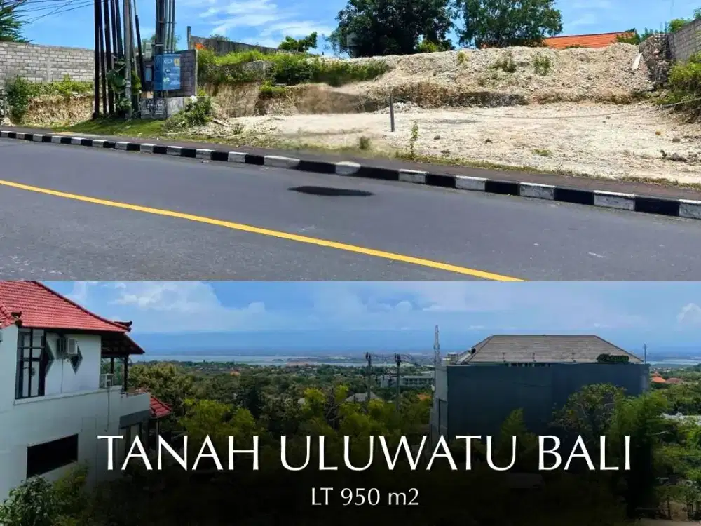 Disewakan tanah siap bangun di Raya Uluwatu Bali