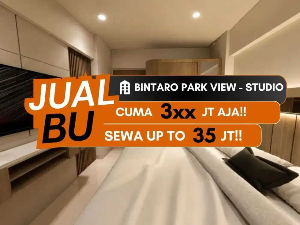 Jual Cepat Apartemen Bintaro Park View Studio Pondok Indah Jakarta Selatan