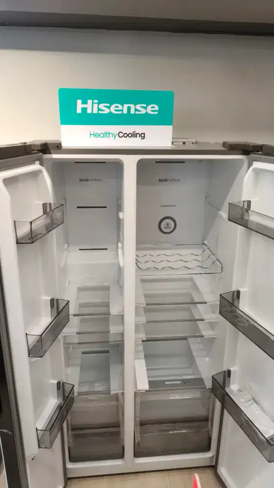 Kulkas hisense Bisa kredit bunga 0% syarat ktp saja