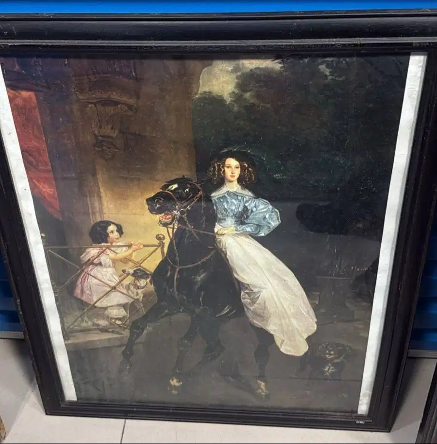 Lukisan Abad ke-19 - Horsewoman (The Rider  Vsadnica)_Karl Bryullov